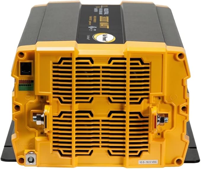 Go Power! GP-ISW3000-12 Industrial Pure Sine Wave Inverter, Black,Yellow