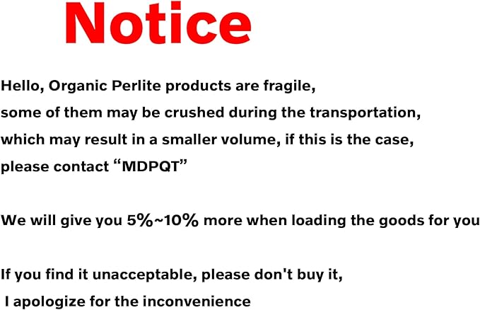 15 QT Professional Grade Horticultural Organic Perlite (15 QT, Perlite)