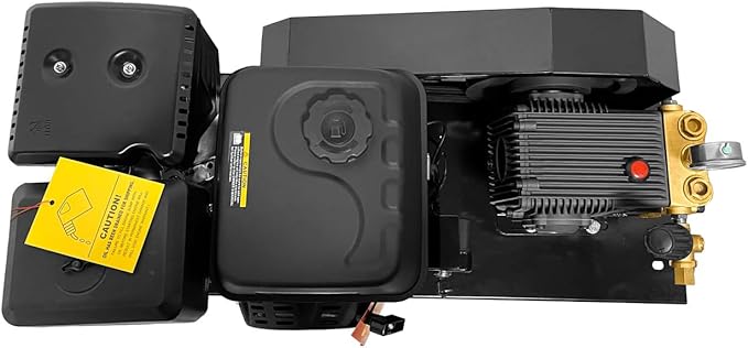 Canpump Belt Drive High Flow Pressure Washer 1900 PSI, 9.2 GPM – Triplex Power Washer Pump, 13 HP Loncin Engine – Electric Start, Commercial Grade, Fully Serviceable w/External Unloader