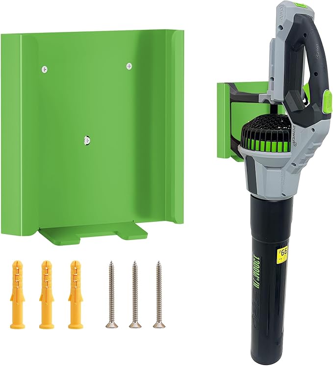 Blower Wall Mount Holder Compatible with EGO 765 CFM Power+ LB7654 LB7650 Leaf Blower, Blower Wall Hanger for Garage & Shed Organization