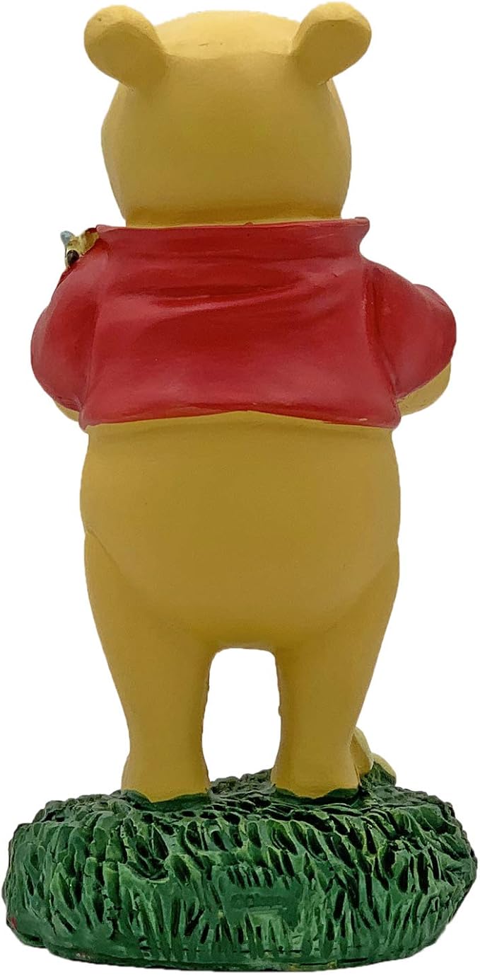 Dinsey Winnie The Pooh Honey Pot Everyday Outdoor Garden Statue, 6 inches Tall, Officially Licensed Disney Product