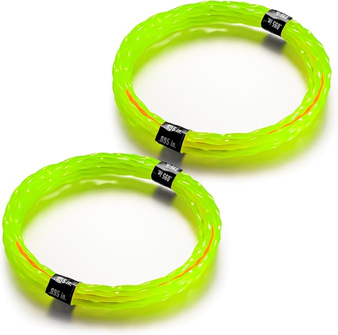 KAITAI String Trimmer Line 095”,Pre-Cut Dual Color 3-Section Fast-Positioning Design, for Gas and Electric Grass Trimmer and Brushcutters, Fits Most Standard Models,16FTx2