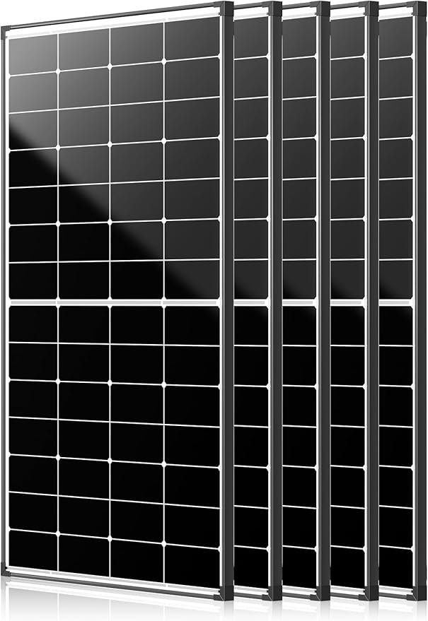 1100 Watt Solar Panel,25.4% High Efficiency Perovskite Solar Cells,10BB Hidden Busbar Technology,12v/24v Solar Panels for Off-Grid Systems, RV, Boat, Cabin, Backup Power