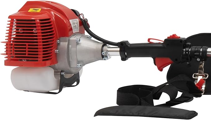 43CC Gas Powered Weed Eater 1250W Gas String Trimmer Upgrade 2-Stroke Single Cylinder Air Cooled Gasoline Engine Grass Tools for Garden Yard & Urban Greening