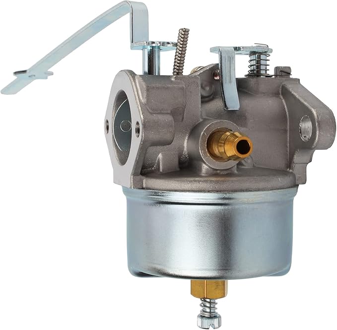 Carbhub Carburetor Snowblower Replaces Tecumseh 632615 632208 632589 H30 H35 Engines with Spark Plug Screw Clamps Switch
