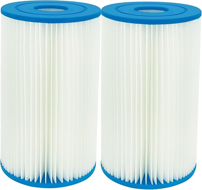 Type B Replacement Pool Filter Cartridge for in-tex 29005E Swimming Pool Filter 2500 GPH Filter Pumps Above Ground Pools (2 Pack)