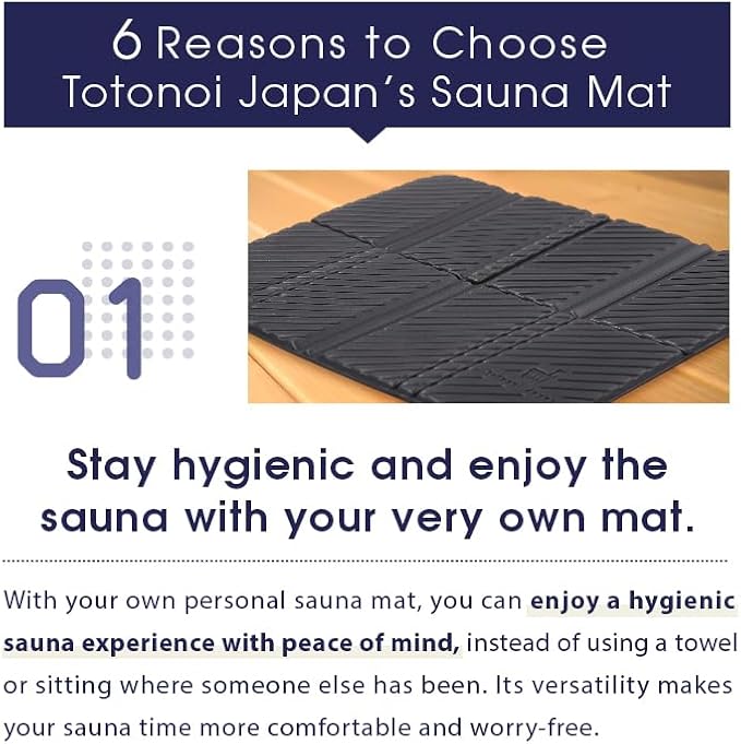 Sauna Mat/Personal Seat Pad – for Sauna, Spa, and Outdoor Use Gray
