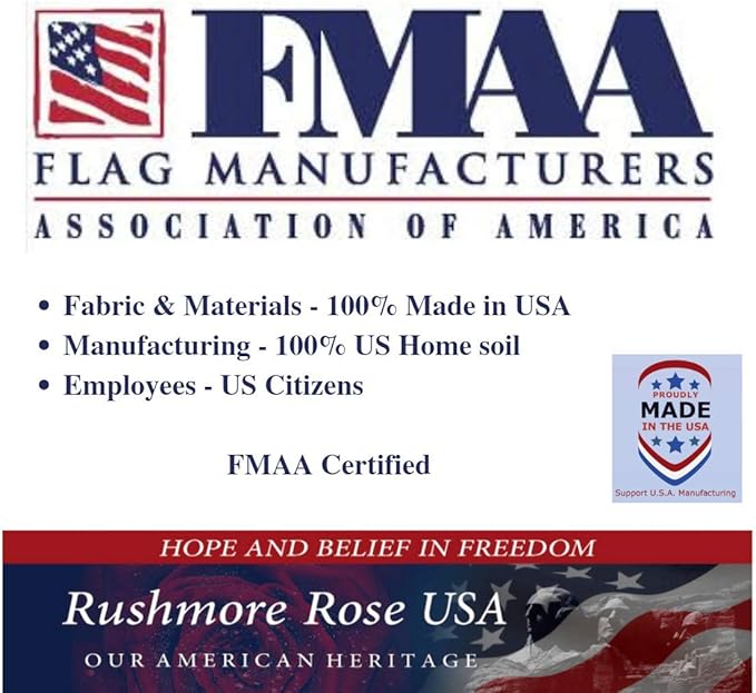Texas Flag 3x5 Heavy Duty Outdoor -Proudly Made in USA, Embroidered American State Flag, Durable & Weatherproof for Patriotic Display