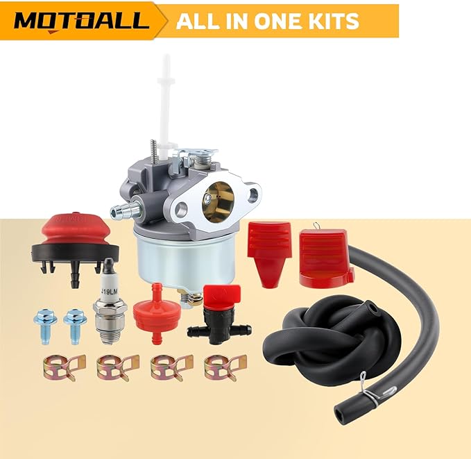 MOTOALL 632371 632371A Snowthrower Carburetor for Tecumseh H70 HSK70 Snow Carb for Stens 520-910 Snowblower