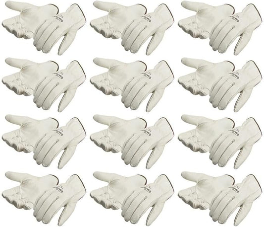 J. J. Keller & Associates, Inc. SAFEGEAR Cowhide Leather Work Gloves with Keystone Thumb