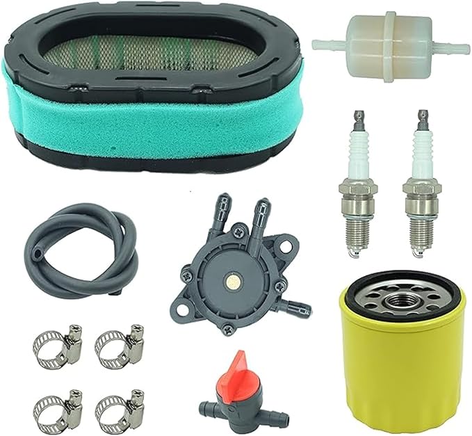 32-083-09-S Air Filter 12 050 01-S Oil filter tune up kit Pre Cleaner Compatible with Kohler KT610 KT620 KT715 KT725 KT730 KT735 KT740 KT745 19HP-26HP Lawn Mower 3208309-S 32-083-10-S