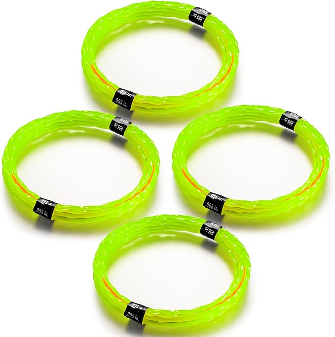 KAITAI String Trimmer Line 095”,Pre-Cut Dual Color 3-Section Fast-Positioning Design, for Gas and Electric Grass Trimmer and Brushcutters, Fits Most Standard Models,16FTx4