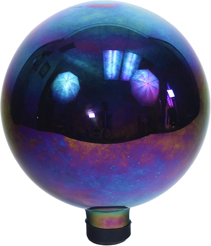 Echo Valley 8106 10-Inch Glass Gazing Globe, Arco Iris