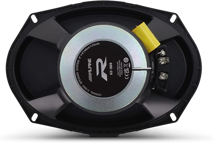 Alpine 6.5" & 6x9 R2 High-Resolution Speaker Bundle - A Pair of R2-S65C 2-Way Component Speakers & a Pair of R2-S69 6x9 Coaxial Speakers