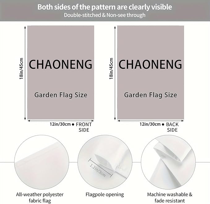 Halloween Garden Flag 12x18 Inch Double Sided Outside Jigsaw Seasonal Farmhouse Yard Festival Outdoor Flag