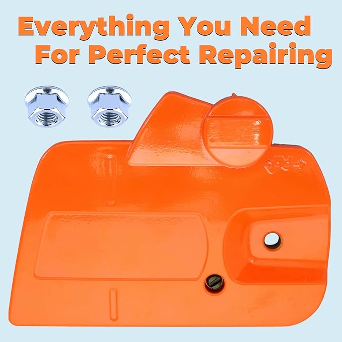 Chain Brake Clutch Cover Assembly for Husqvarna 435 135 140 440 135E 140E Jonsered CS2240 CS 2240 S Redmax GZ381 Craftsman 358381800 Gas Chainsaws Brake Cover with Bar Nuts Replacement Parts