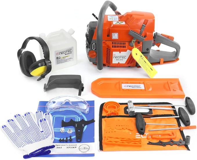 NEO-TEC NH872 28 Inch Gas Chainsaw,71 cc Gasoline Chain Saw Power Head,All Parts Compatible with Husqvarna 372XP
