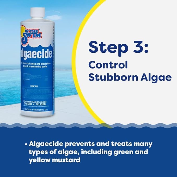 In The Swim Super Swimming Pool Chemical Value Kit – for Above Ground and In-Ground Pools – Treats Up to 35K Gallons