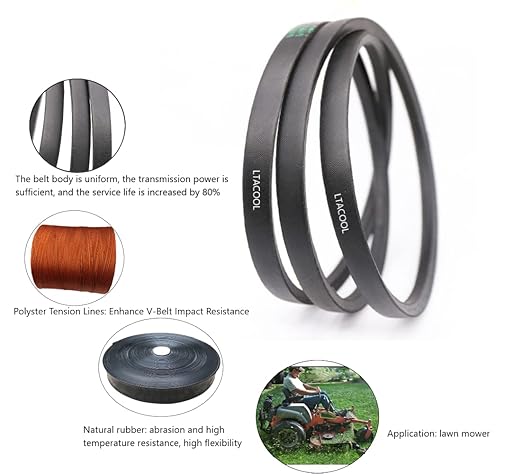 Lawn Tractor Deck 5/8" x 101 3/8" Replacement for Exmk 103-2329 Turf Ranger and Turf Tracer Hydro with 52" Deck