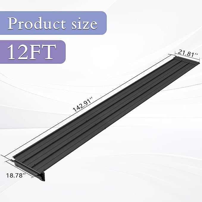Gazebo Connector Kit for 12ft Width Lean-to Gazebo, Rustproof Steel Roof Joining Panel for Extending and Linking 12'x20' Wall Mount Gazebos