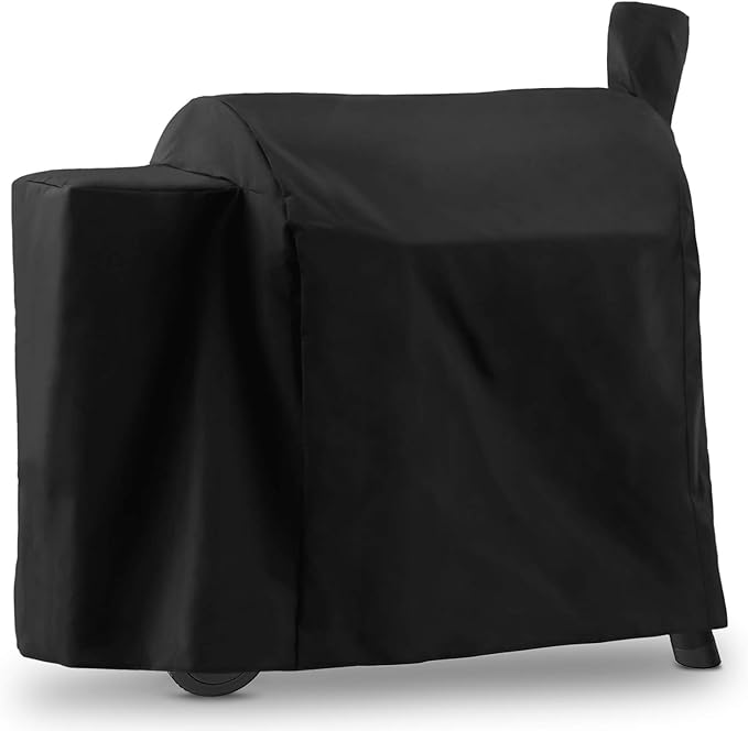 Arcedo Waterproof Pellet Grill Cover Compatible with Traeger Pro 34 Series - Full Length Heavy Duty Wood Pellet Smoker Covers for Texas Elite, Pro 780, Outdoor Barbecue Grill Protector