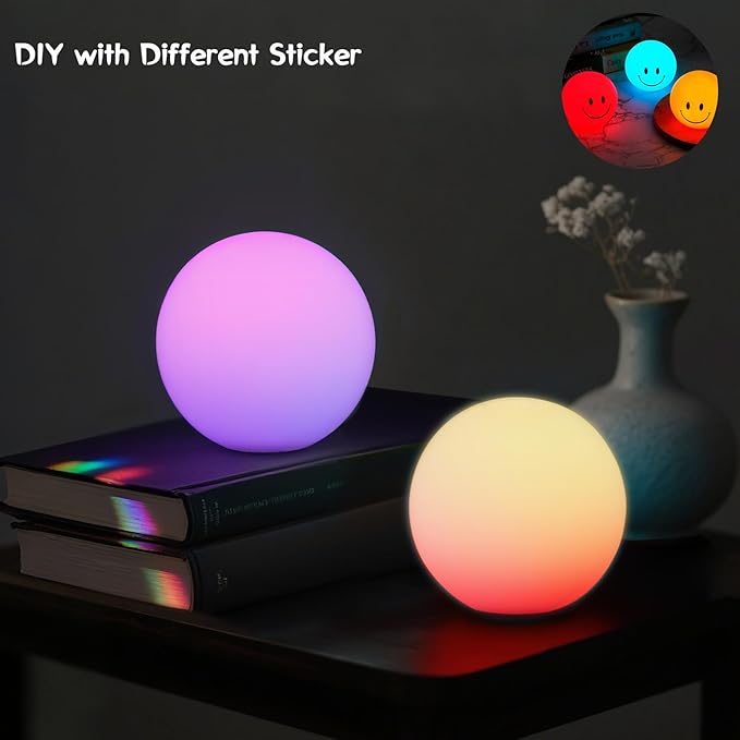 BLUEYE Rechargeable Fortune Telling Ball,Remote Control,Vibrant RGB Night Light,4-7-8 Breathing Lamp,Girl Boy Toys for Age 5 6 7 8 9 10 Year Old,Christmas Stocking Stuffers Gift for Kids