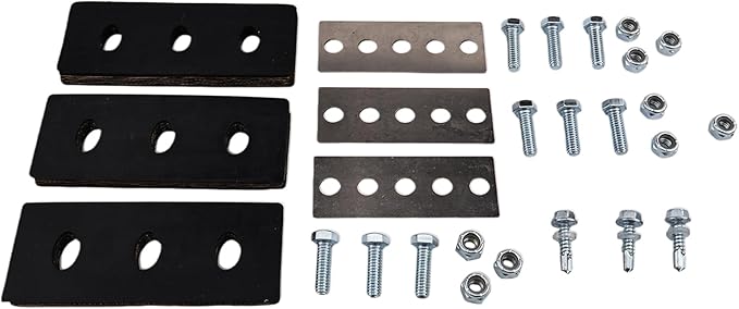 JZGRDN 3/8" 3-Blade Snow Blower Impeller Modification Kit Compatible with Modifies 2-Stage Machine