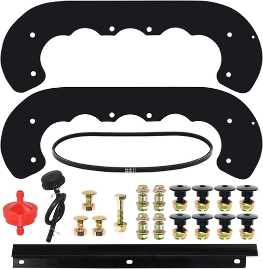 99-9313 Snow Blower Paddles with 55-8760 Scraper Blade 95-6151 Belt for Toro CCR 2400, CCR 2450, CCR 2450 GTS, CCR 2500, CCR 3000, CCR 3000 GTS, CCR 3600, CCR 3650, CCR 3650 GTS Snowthrowers