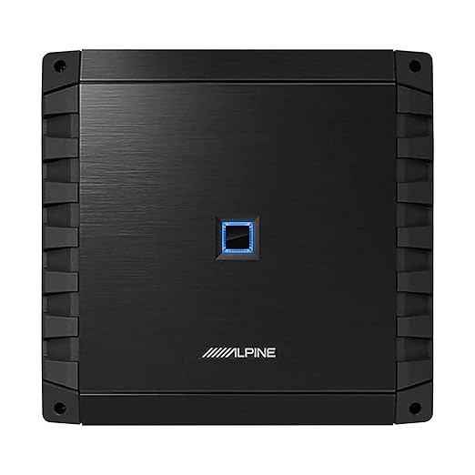 Alpine S2-A60M S Series Mono Class D Subwoofer Amplifier 600W with LC2i 2 Channel Line-Output Converter with AccuBASS Bundle