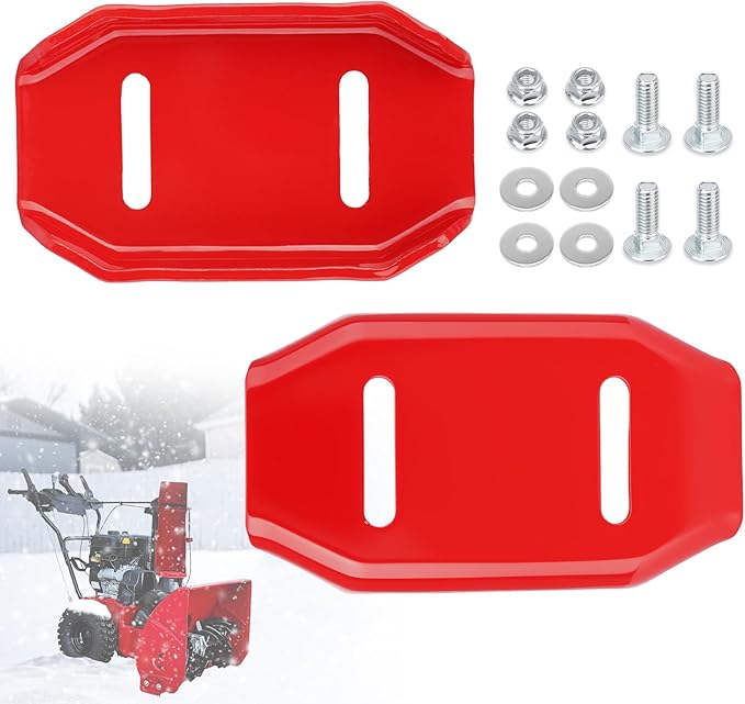 2PCS 106-4588-01 Snowblower Skid Shoes with Mounting Hardware Compatible with Toro Power Max Model 724 726 826 828 926 928 1028 1128 37770 37771 37772 38595 38629 Replace# A107BD 780-712