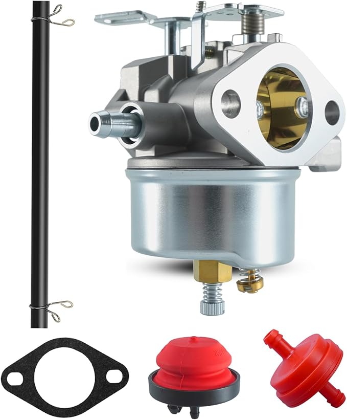 Carburetor Fit for Troy Bilt 42010 8HP 24" Snow Thrower, Snow Blower Carb with Fuel Filter Tune Up Kit