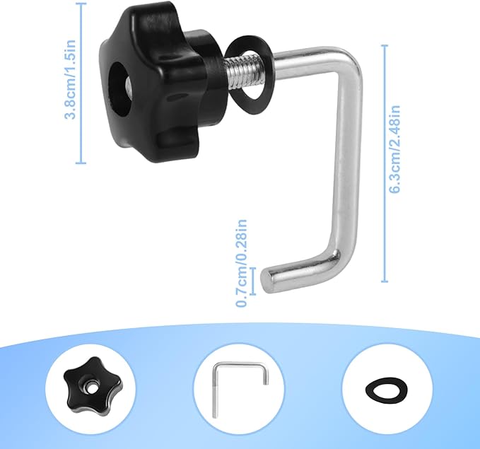 114-3779 Handle Knob and Lock Bolt Screw Kit for Toro Snow Blower, 136-7130 107-3844 Replacement Parts Handle Knob and Bolts Assembly for 21" Power Clear & 24" SnowMaster Models