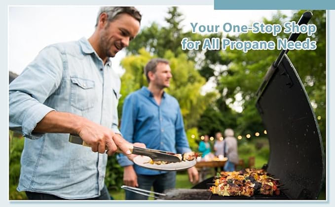 SHINESTAR 5 Feet Propane Regulator Hose for Blackstone 17 & 22 Inch Flat Top Griddle, Connect to Large Propane Tank
