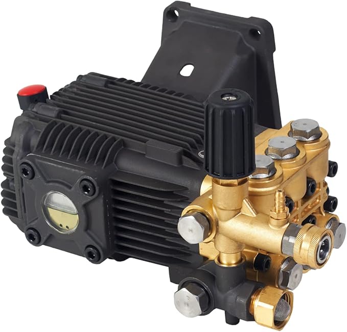Canpump CE 3648 G Pressure Washer Pump – 3600 PSI, 4.8 GPM, 1″ Shaft, Horizontal, Triplex, External Unloader – Commercial Grade Replacement Power Washer Pump – for 13 HP Gas Engines