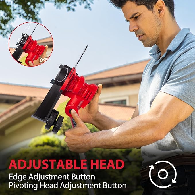 PowerSmart 40V MAX String Trimmer & Edger 2-in-1(with Automated Feed Spool)+ 40V Leaf Blower Combo Kit, 4.0Ah Battery and Charger Included