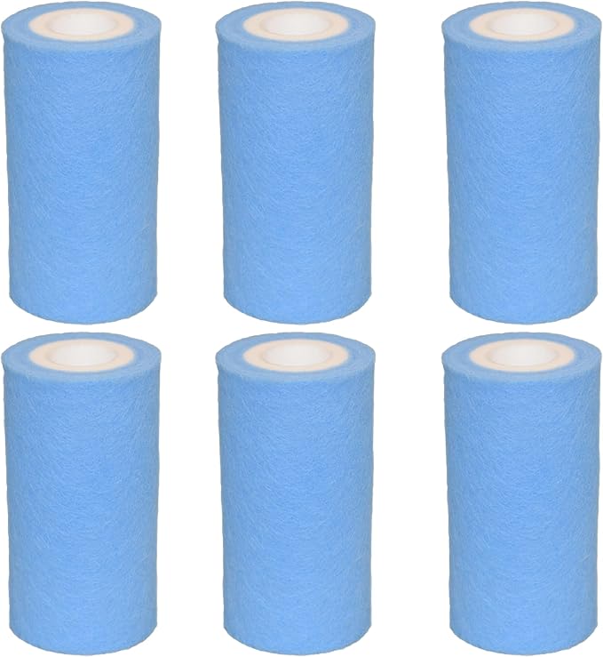 A or C Meltblown Pool Filter Replacement Type III Pool Filter Compatible with Intex 29000E/59900E Easy Set, Summer Escapes, Inflatable Swimming Pool, A/C Pack of 6