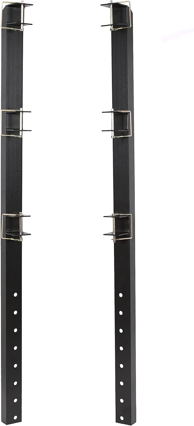 ECOTRIC Heavy Duty 3-Place Edgers Gas Weeder Trimmer Rack holders for Open Landscape Trailer Truck