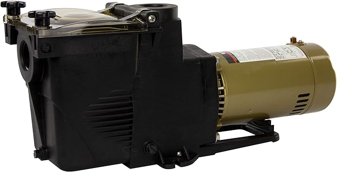 Rx Clear Ultimate Niagara 1.5 HP Pool Pump for Inground Swimming Pools | 48 or 56 Frame | 115/230 Volt | 8.5/4.3 Amps | Corrosion Proof | Large See-Through Strainer Cover