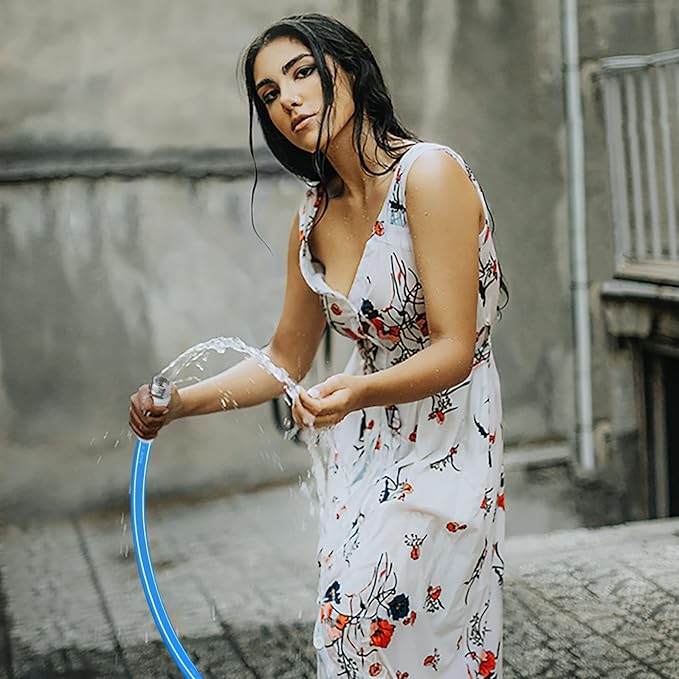 Fevone Garden Leader Hose 3 ft., Lightweight Hybrid Water Hose, Flexible and Durable, Leak-Free Connections