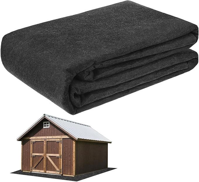 Outdoor Storage Shed Mat, 17 x 7.4 FT Garage Floor Mats with Reusable, Washable, Non Slip, Durable for Protects Garage Floors/Driveways/Entrance Doors/Deck [Gray]
