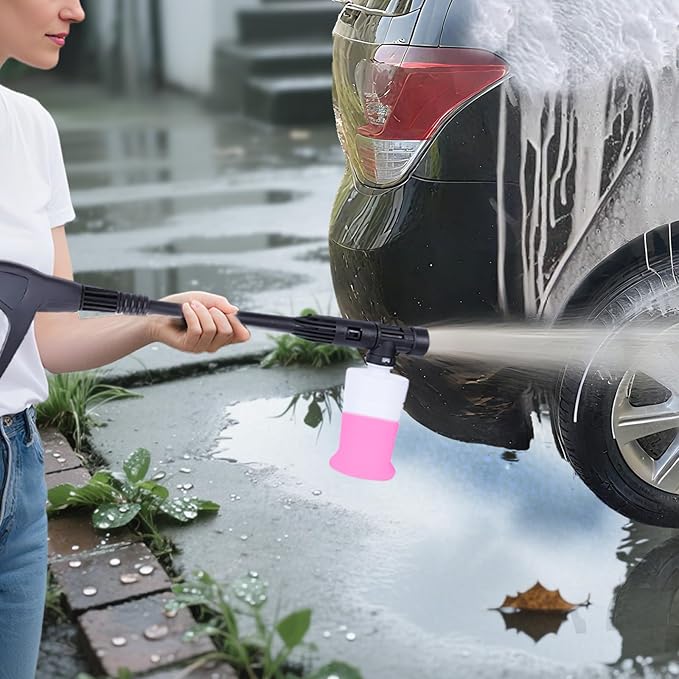 Electric Pressure Washer, 1800PSI 1.6GPM Portable Power Washer with 20FT Hose & 35FT Power Cord, Two Nozzles, 0.4L Soap Bottle for Car Driveways Patio Garden