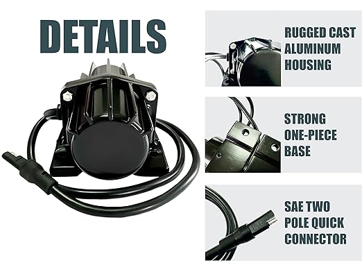 VIB200 12VDC Vibrator Vibration Motor for Salt Sand Spreader and Concrete Mixer 75Hz 200LBS