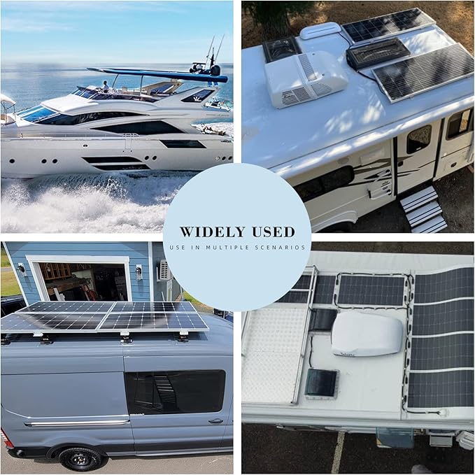 Solar Weatherproof Entry Gland Entry Housing, Through RV roof Solar Entry housing with 10AWG Solar Extension Cable Solar Connector Solar Project on RV, Campervan, Van