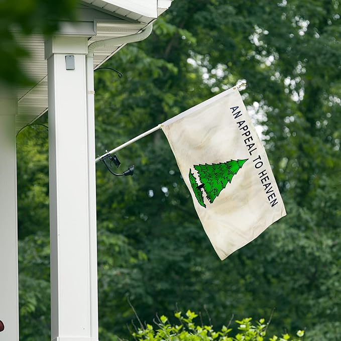 XIFAN Double Sidede an Appeal to Heaven Flag, 3x5 ft Quality Polyester, Vintage Pine Tree Flag Liberty Tree, Brass Grommets Outdoor Banner Decoration