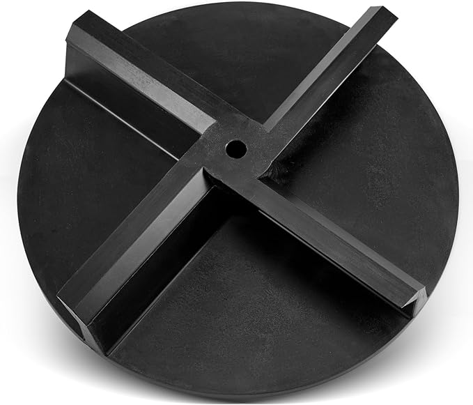 12" Diameter Truck Salt Spreader Part, Spreader Spinner Disk Compatible with Tgs03 and Tgs07 Spreaders Replacement