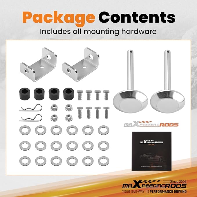 maXpeedingrods Plow Blade Skid Kit Snow Plow Skid Shoes