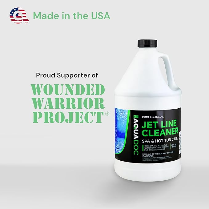Jet Line Cleaner - 1 Gallon | Fast-Acting Spa & Jetted Tub Cleaner for Hot Tubs