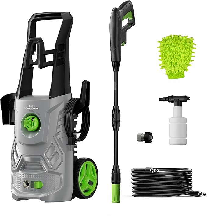 Pressure Washer, Patoolio Power Washers with Foam Cannon for Fences/Patios/Decks/Patios and Cars Powerwasher