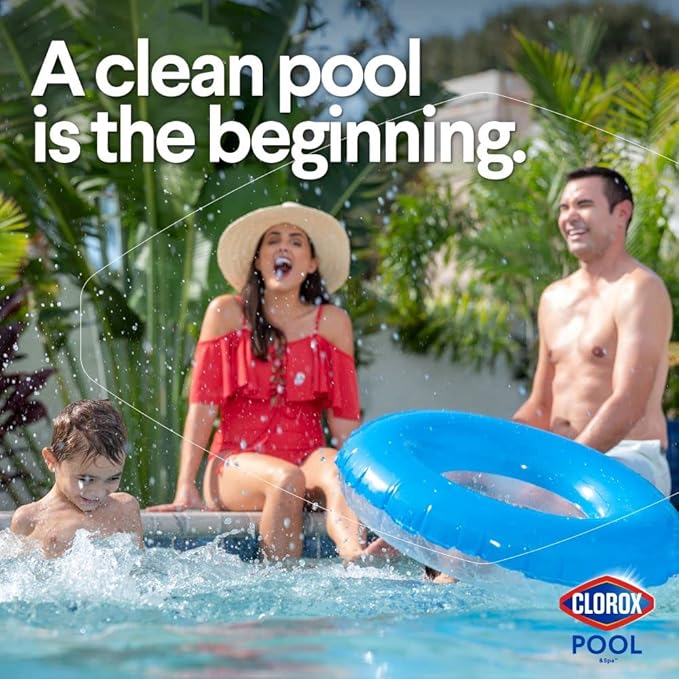 Clorox® Pool&Spa™ XtraBlue 3” Swimming Pool Chlorinating Tablets, Kills Bacteria & Stops Algae (25 LB)