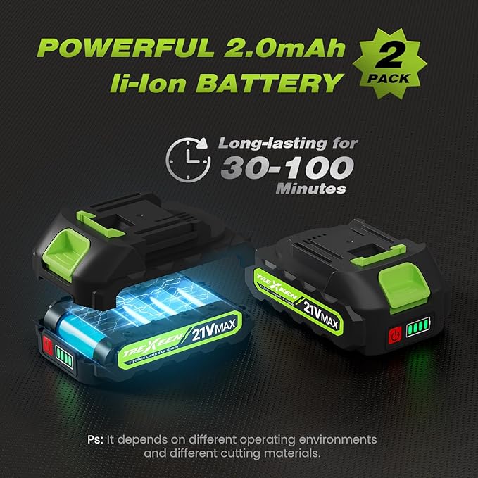 Mini Chainsaw, 6-Inch Electric Chainsaw Cordless, Upgraded 900W Brushless Portable Handheld Small Chain Saw with Auto Chain Regulator & Auto Oiler for Wood Cutting/TreeTrimming/Courtyard (Green)